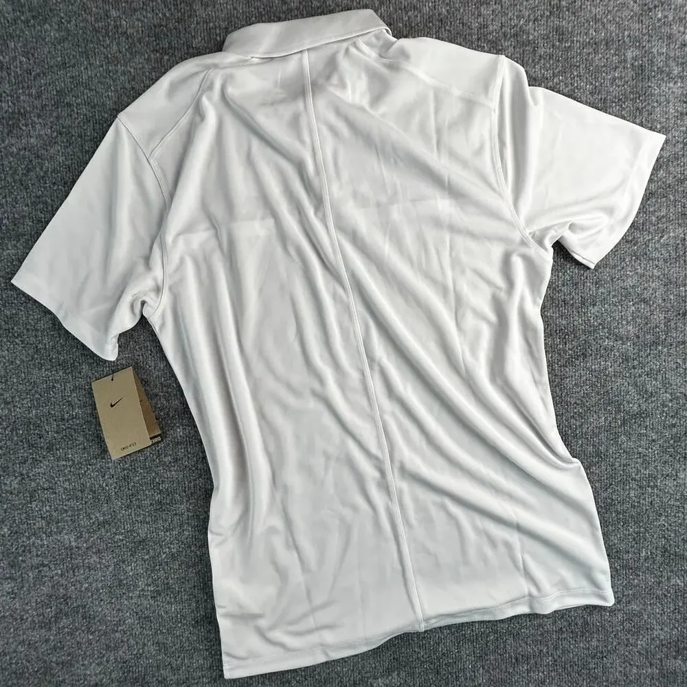 Nike Stockton Kings G League White Basketball Polo Shirt Men’s Small NWT